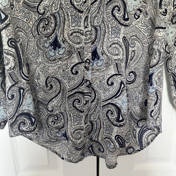 Women’s St Barth Calypso Silk Button Shirt Size Small - Picture 3 of 6